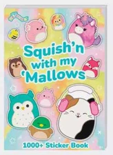 Squishmallows Squish'n with My Mallows 1000+ Sticker Book NEW