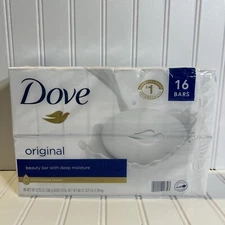 DOVE BEAUTY BAR Original Deep Moisturizing CREAM SOAP 16 pack (3.75oz. 16 ct.)