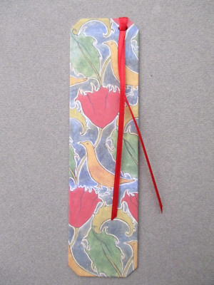 Kunst LESEZEICHEN C F A Voysey Design für Textil oder Tapete Victoria & Albert