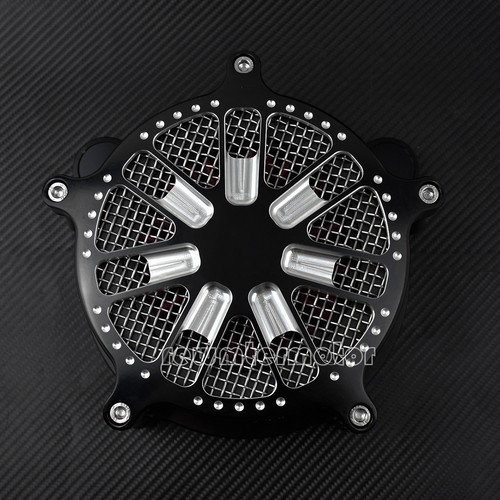 Spray Style Air Filter Red Cleaner Intake Fit For Harley Softail Dyna 2000-2015 - Picture 7 of 9