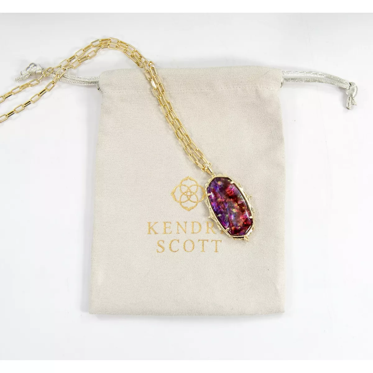 Purple kendra shop scott necklace