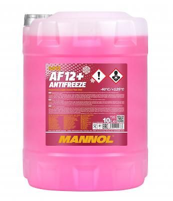MANNOL Antifreeze AF12+ (-40) Longlife 10L Frostschutz passend für OPEL PEUGEOT - Bild 1 von 2