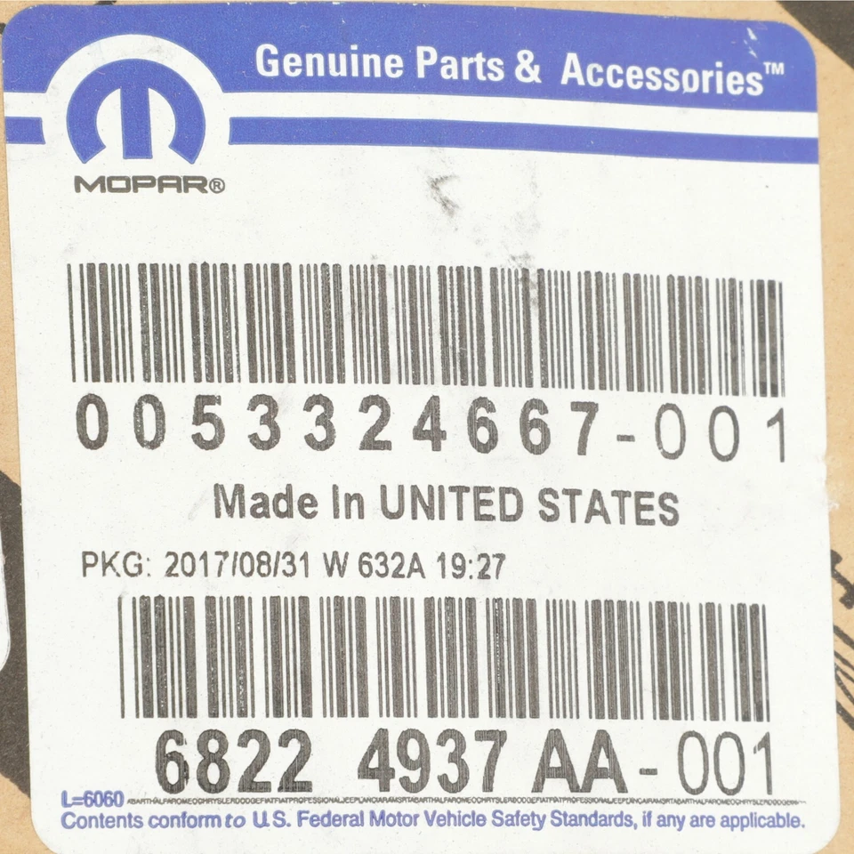 Jeep Cherokee 2014-2018 extremo de barra de dirección exterior genuino nuevo Mopar 68224937Aa Foto 3 de 3