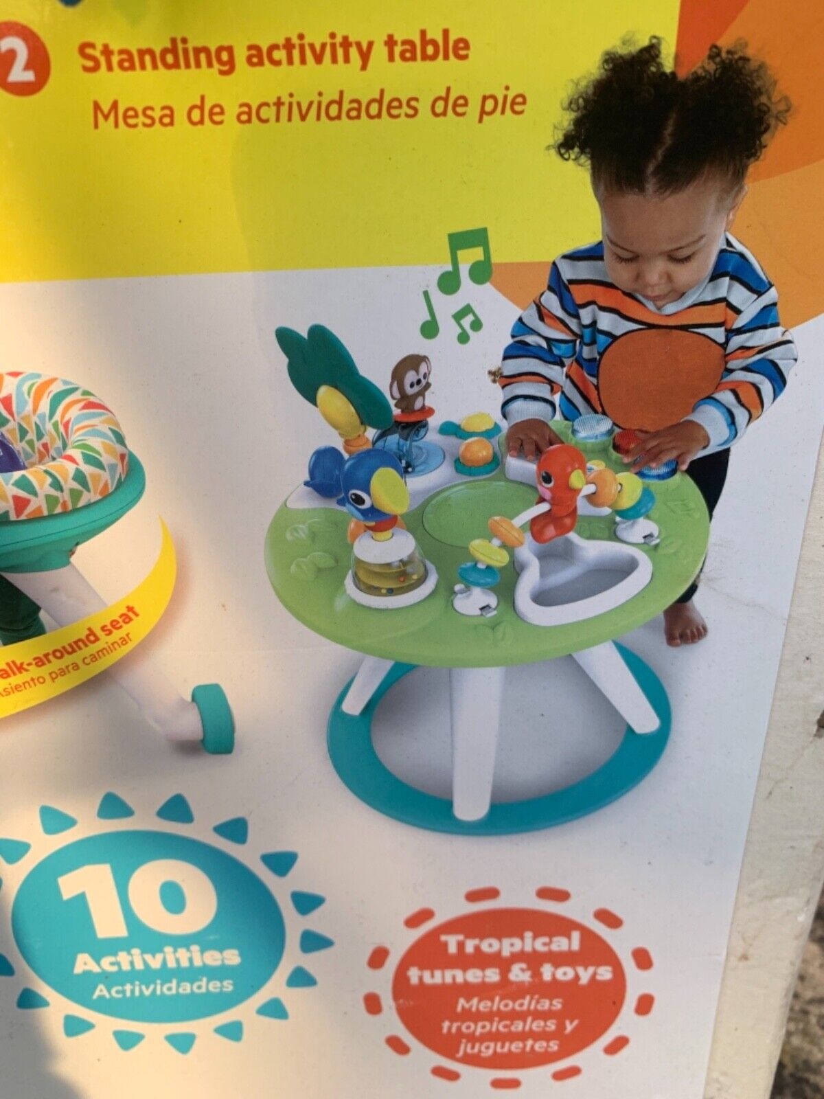 bright starts around we go 2 in 1 walk around activity center and play table