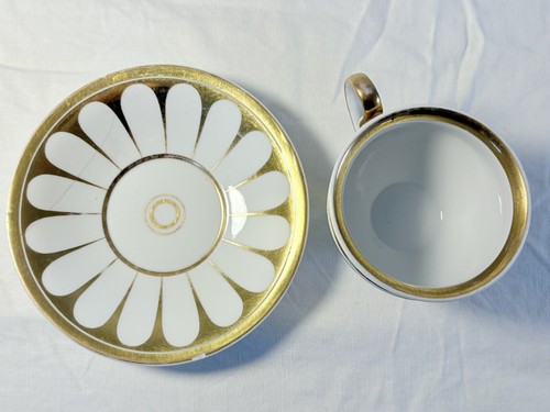 original KPM Tasse und Untertasse gold staffiert SELTEN - Bild 5 von 17
