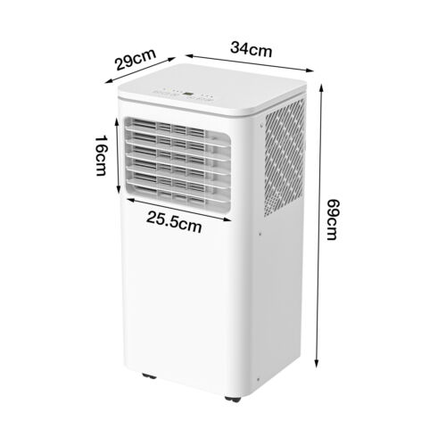 9000BTU Portable Air Conditioner 3-In-1 Mobile Fan Cooler Dehumidifier White - Picture 2 of 20