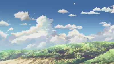 Landscape 5 centimeters per second anime makoto shinkai Custom Gaming Mat Desk