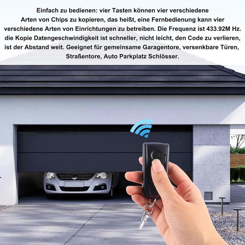 2Stk Garagenöffner Handsender für Hormann EcoStar RSC2/RSE2-433 Liftronic 433MHz - Bild 11 von 18