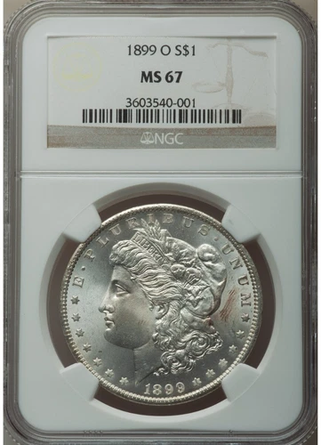 1899-O Morgan Dollar S$1 NGC MS67