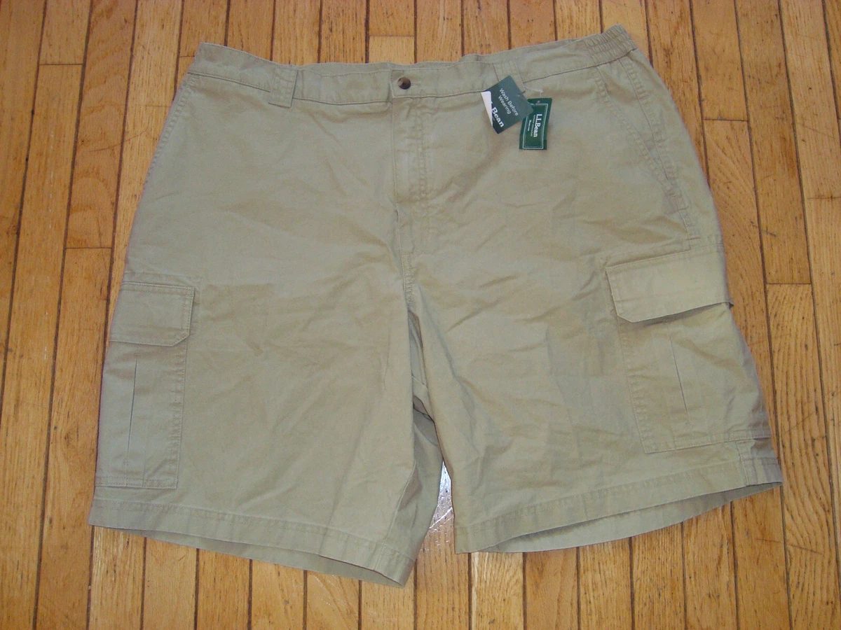 L.L.BEAN CARGO COMFORT WAIST SHORTS 100 COTTON MEN S SIZE 44 BNWT