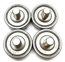 NMB Stainless Steel 7/32" Cam Follower Bearing 608Z [Lot of 4] NOS