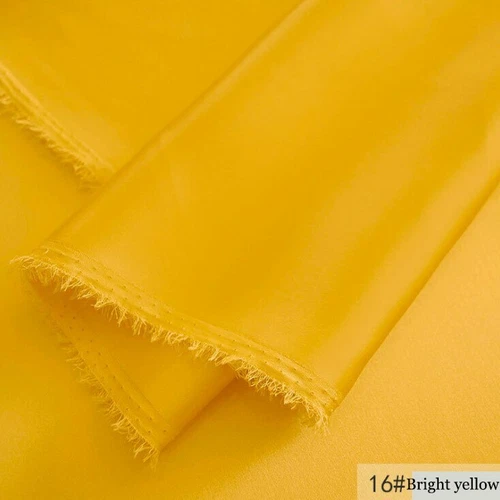 Tela Charmeuse de seda natural de 1 yarda*114 cm 16 momme material satinado de seda para vestido - Imagen 36 de 52