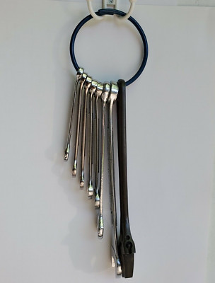 Wrench ring organizer, HD steel ring with multiple uses (3 piece set) Medium