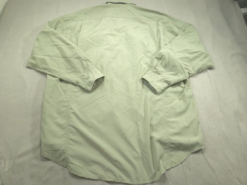 Vintage Orvis Shirt Extra Large Green Fly Fishing Pockets Cargo Light Utility - Picture 8 of 10