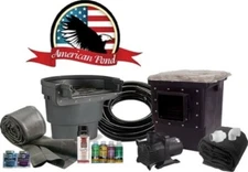 American Pond Professional Medium 11' x 11' Energy Saving Pond Kit - APMP11X11E