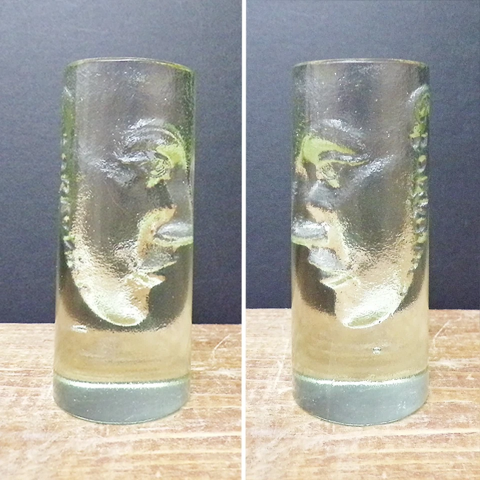 Peter Borkovics Handmade Shot Glass Signed Art Glass Face Hand Blown Studio - Image 4 of 4