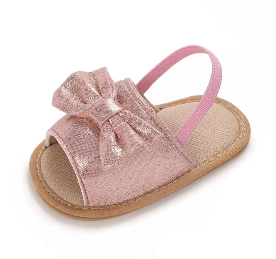 Baby Girls Sandals Summer Open Toe, Baby Shoes for Newborn Girl 0-6, 6-12, 12-18 - Image 4 of 4