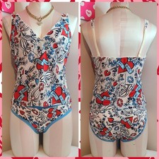 VTG Victoria's Secret Tattoo Mesh Stretch Satin Cami Panty Set Size M/L