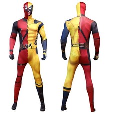 Boys Wolverine Costume Halloween Superhero Cosplay