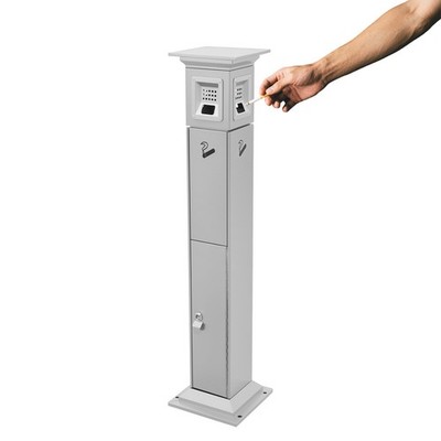 cigarette but receptacle 6 pack THIS BOX DOES NOT ACCEPT Lighters Original Smoker's Cease-Fire Cigarette Butt