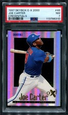 1997 Skybox EX-2000 Joe Carter #48 Essential Credentials 263/299 PSA 7 Blue Jays