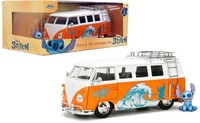 Jada Toys - 1:24 Disney Stitch - Hollywood Rides - '61 Vw Bus With Stitch Figure