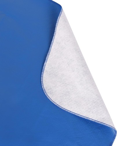 Yourtablecloth Heavy Duty Vinyl Fitted Tablecloth (Table Cover) White 54" Round - Picture 4 of 5