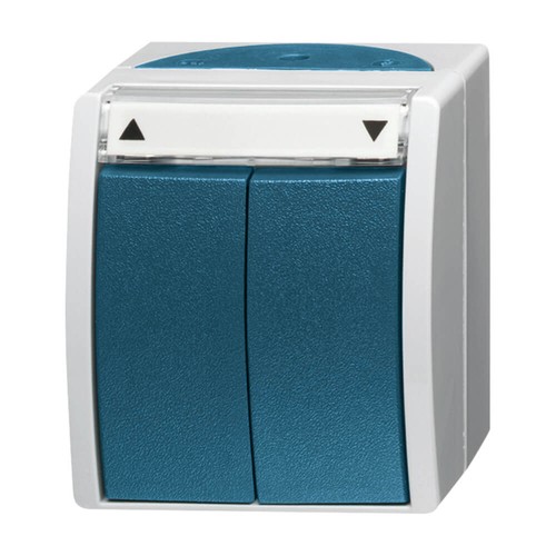 Busch Jaeger Ocean Blau Steckdose Schalter Taster Feuchtraum Aufputz IP44 Jäger - Bild 28 von 35