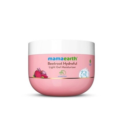 Mamaearth Beetroot & HA Gel Moisturizer 200g | Lightweight Non Sticky Cream