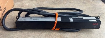 APC AP9560 19'' 10-Outlet 120V 24A 50/60Hz Power Distribution Unit PDU Black