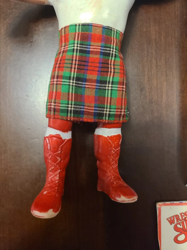 Figura de acción completa vintage 1984 LJN WWF Rowdy Roddy Piper Foto 4 de 4