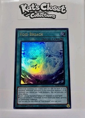 Yu-Gi-Oh! TCG Void Breach BLTR-EN016 Ultra Rare Holo 1st Edition Light Play