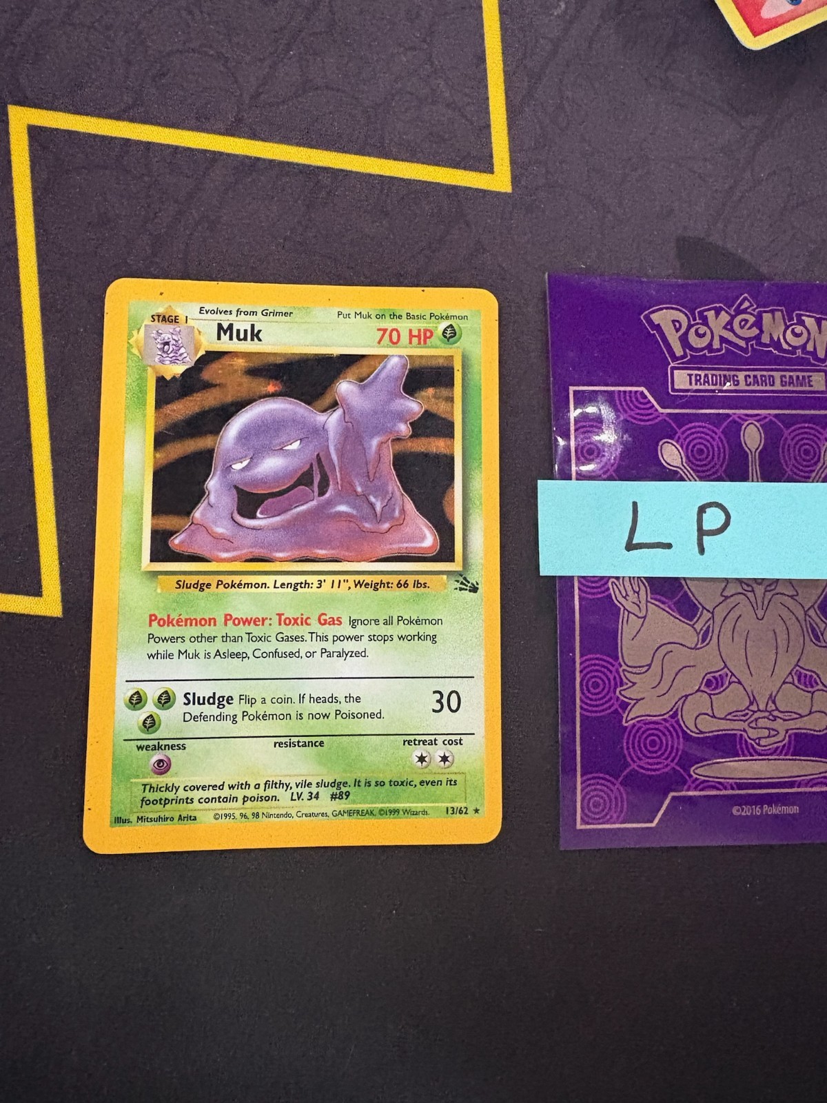 Muk 13/62 Fossil Holo 1999 278 💎LP💎
