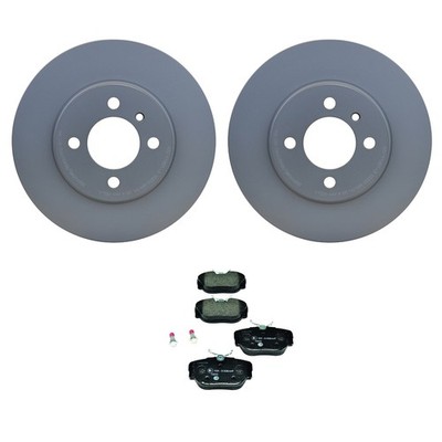 Hella Pagid Front Rotors Low-Met Disc Brake Pad Kit For E30 325 325es 325i 325is