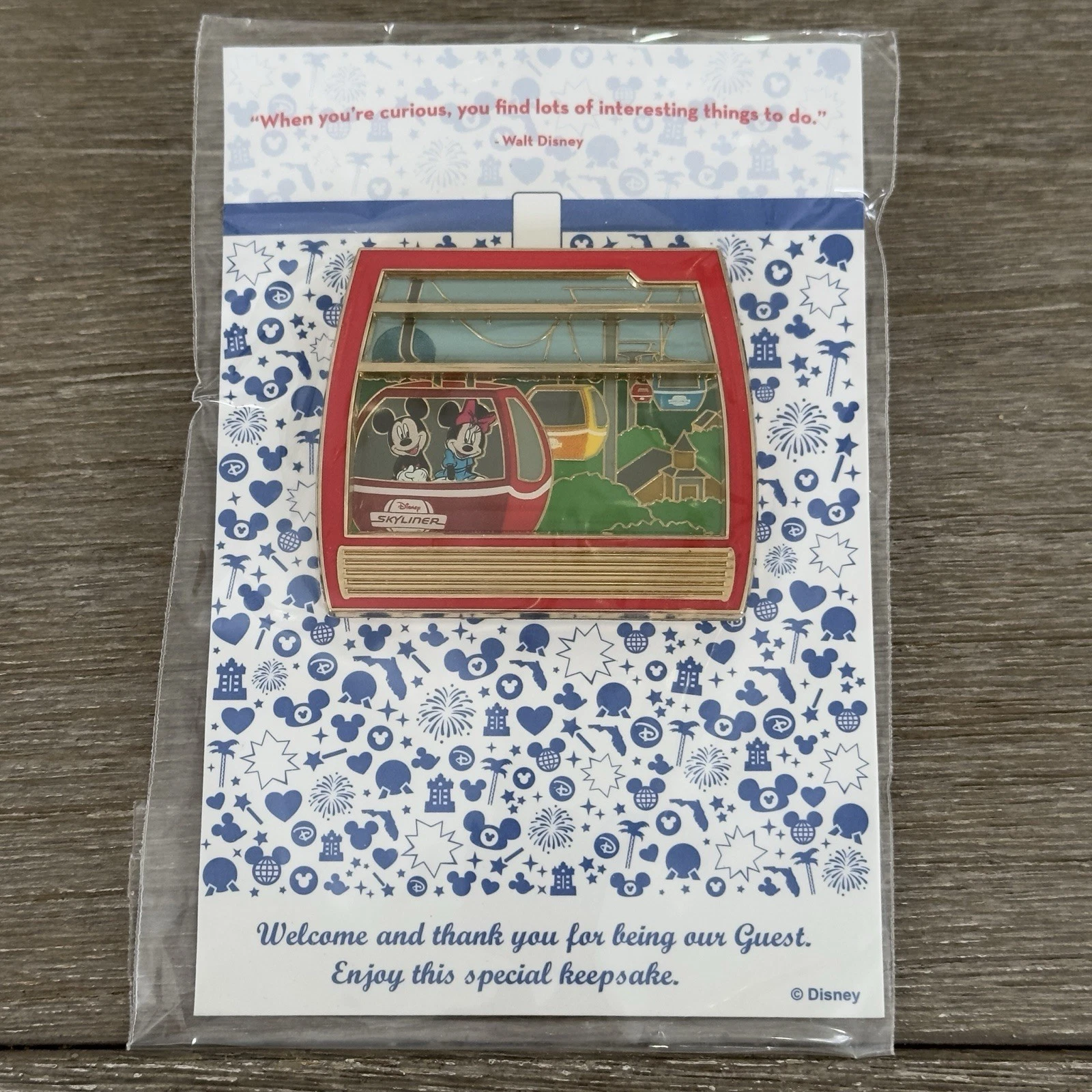 NEW Disney Resort Transport Skyliner Pin Mickey Minnie (2019) Walt Disney World