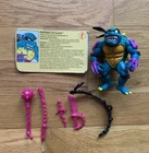 Slash 1990 Playmates Teenage Mutant Ninja Turtles TMNT 100% COMPLETE Vintage