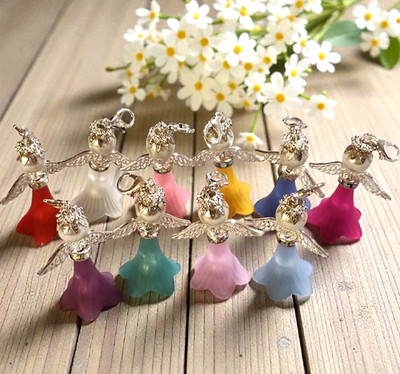 XL guardian angel flowers elf - gift lucky charm wedding baptism communion