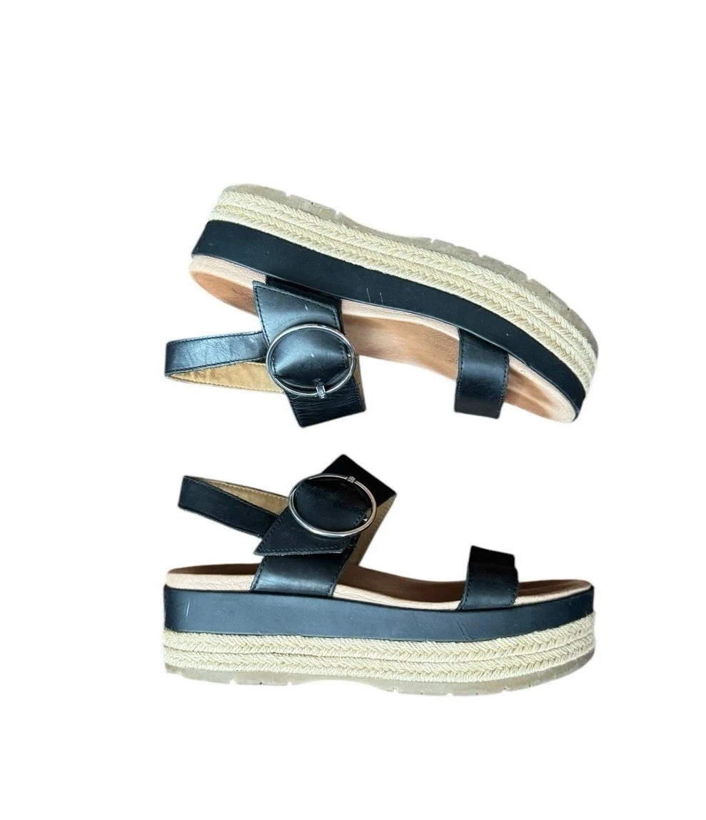 Sandali espadrillas UGG donna aprile neri taglia 8