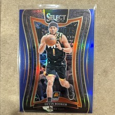 2024-25 Panini Select - Mezzanine Devin Booker #358 Blue Prizm Suns