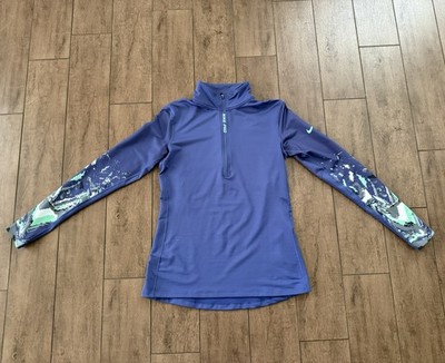 nike pro zip top