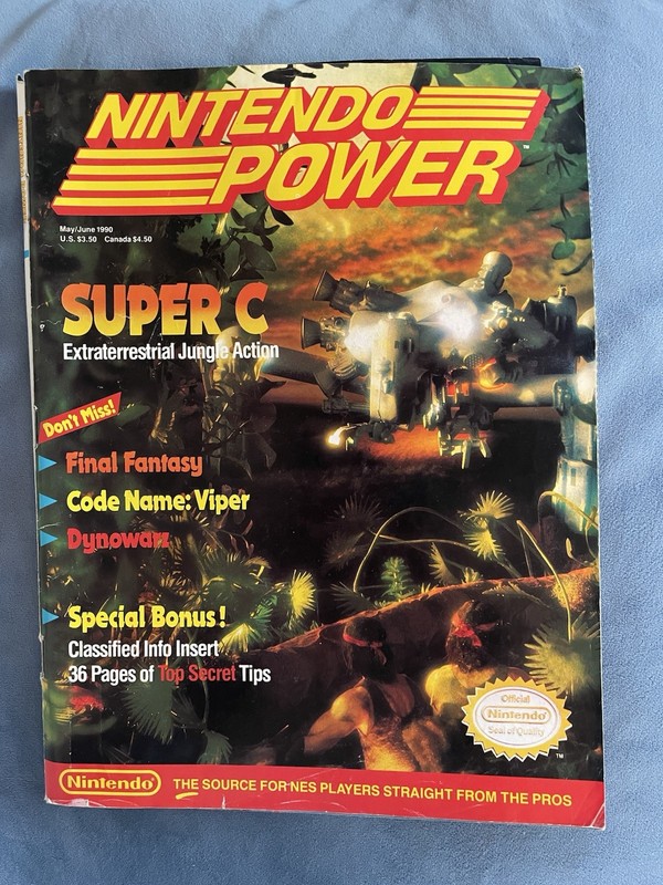 Nintendo Power Magazine May/June 1990 Final Fantasy Bonus Top Secret Tips