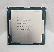 Intel Core i7 8700K 3.7GHz 12M SR3QR Skt. FCLGA1151 Desktop Processor CPU