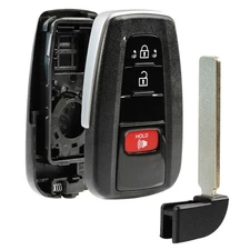 Key Fob Remote 3b Shell Case Replacement for Toyota HYQ14FBC MOZBR1ET
