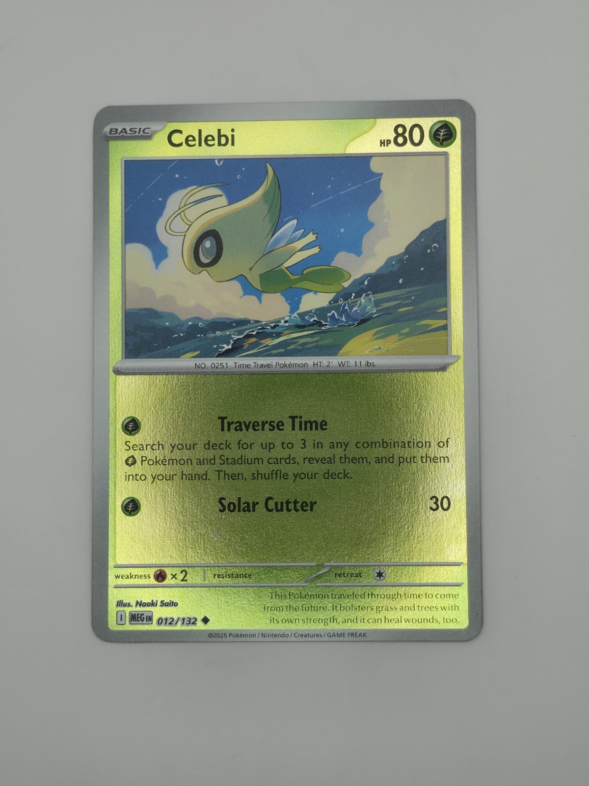 Celebi 012/132 Me01: Mega Evolution Reverse Holo