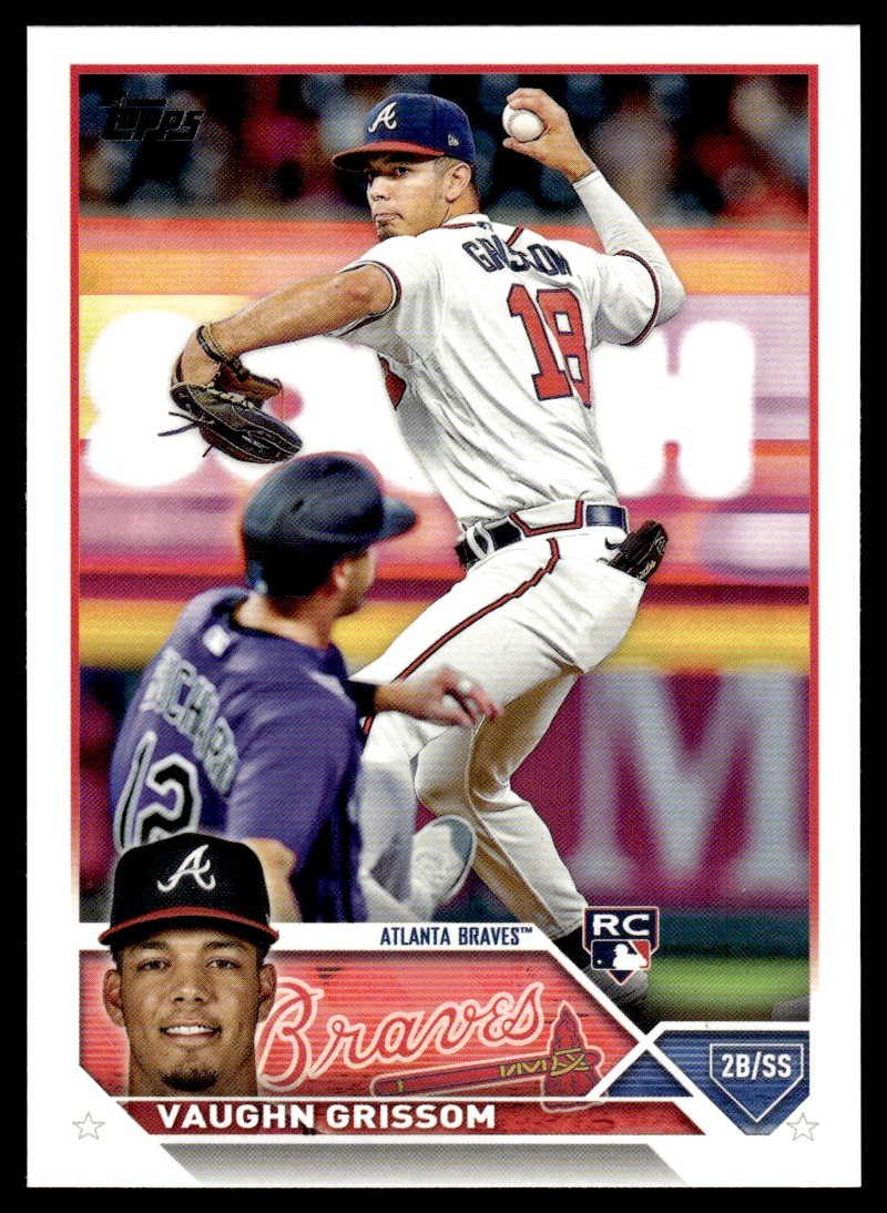 Vaughn Grissom RC 2023 Topps #275 Atlanta Braves 28967 Baseball Card