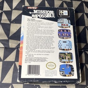 Nintendo NES Mission: Impossible Game in Original Box 1990 CIB - Tested/Works