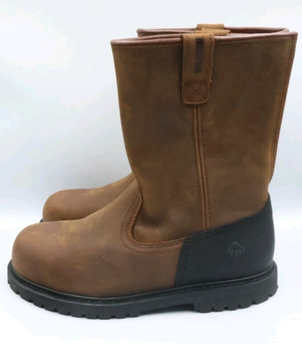 Wolverine Olympus Wellington 10" Soft-Toe Men #11 Oil-Resistant Work Boot Rugged - Picture 2 of 9