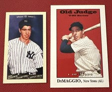 1995 Signature Rookies Joe DiMaggio Promo New York Yankee and BONUS CARD SEE PIC
