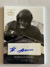 2021 Leaf Ultimate Draft Black and White #96/99 Football Card Rondale Moore NFL