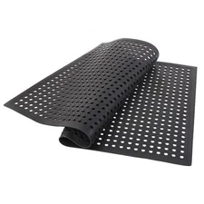 Multi-functional Drainage Rubber Anti-fatigue Non-slip Hexagonal Mat 90 x 150cm
